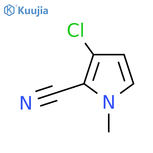 3-Chloro-1-methyl-1H-pyrrole-2-carbonitrile structure
