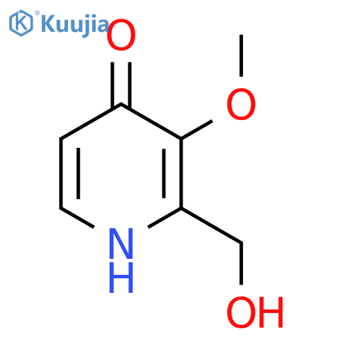 2-(Hydroxymethyl)-3-methoxypyridin-4-ol structure