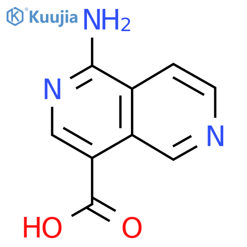 1-Amino-2,6-naphthyridine-4-carboxylic acid structure