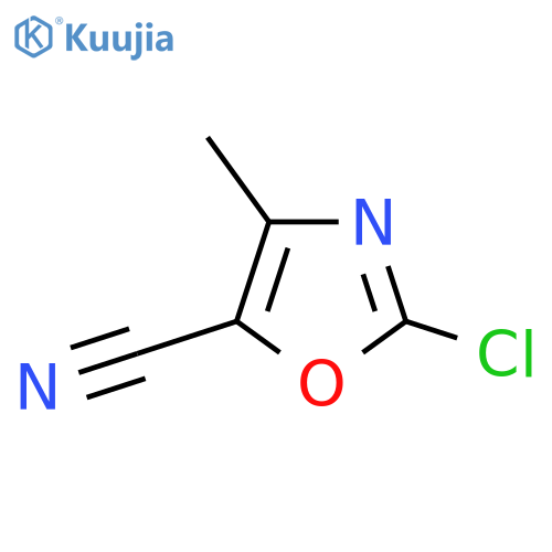 2-Chloro-4-methyloxazole-5-carbonitrile structure