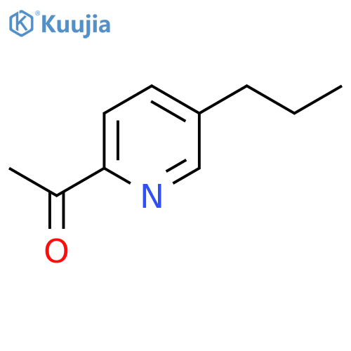 1-(5-Propylpyridin-2-yl)ethan-1-one structure