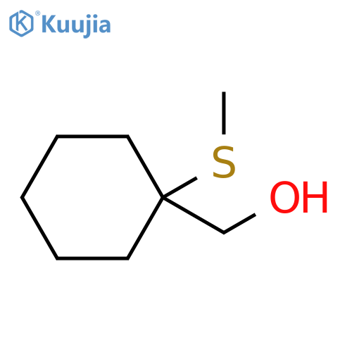 Cyclohexanemethanol, 1-(methylthio)- structure