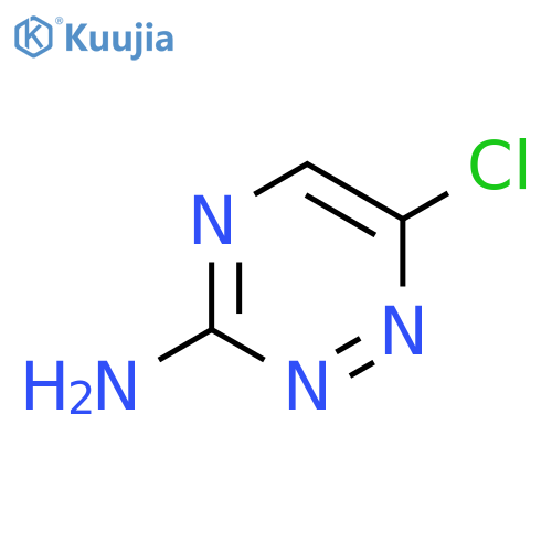 6-Chloro-1,2,4-triazin-3-amine structure