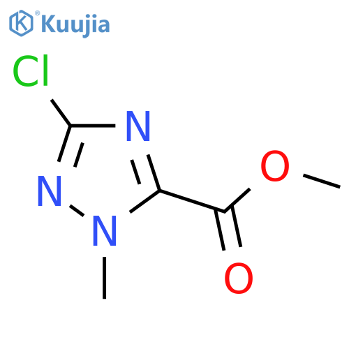 Methyl 3-chloro-1-methyl-1H-1,2,4-triazole-5-carboxylate structure