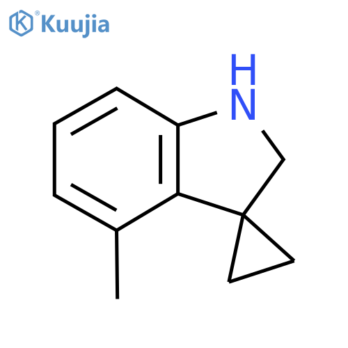 4'-Methylspiro[cyclopropane-1,3'-indoline] structure