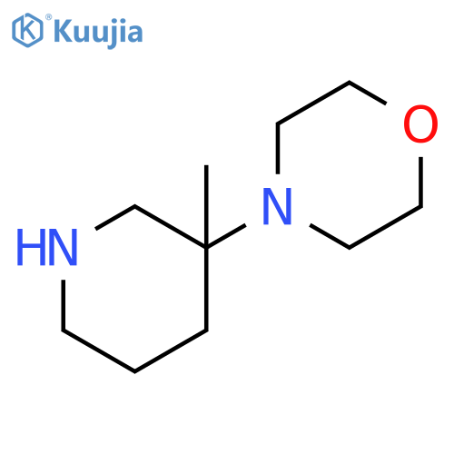 Morpholine, 4-(3-methyl-3-piperidinyl)- structure