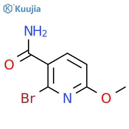 2-Bromo-6-methoxynicotinamide structure