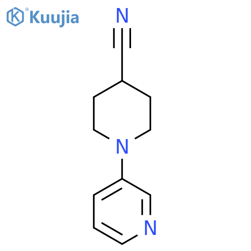 1-(Pyridin-3-yl)piperidine-4-carbonitrile structure