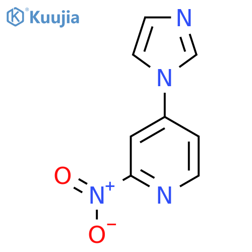 4-(1H-Imidazol-1-yl)-2-nitropyridine structure