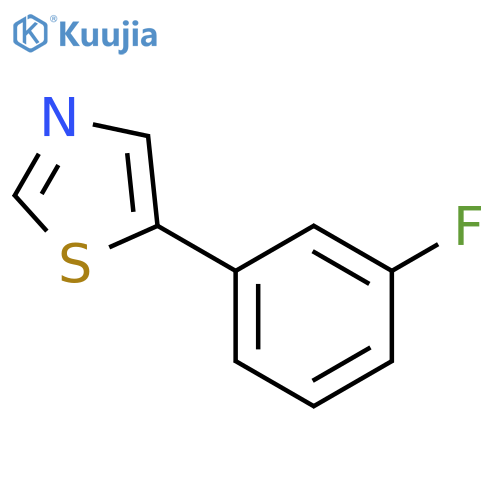 Thiazole, 5-(3-fluorophenyl)- structure