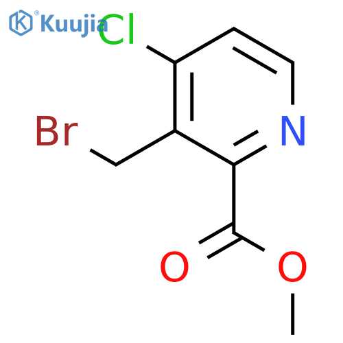 methyl 3-(bromomethyl)-4-chloropyridine-2-carboxylate structure