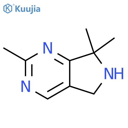 2,7,7-Trimethyl-6,7-dihydro-5H-pyrrolo[3,4-D]pyrimidine structure