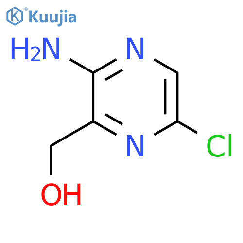 (3-Amino-6-chloropyrazin-2-yl)methanol structure