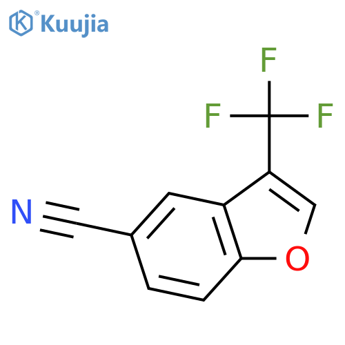 3-(Trifluoromethyl)benzofuran-5-carbonitrile structure