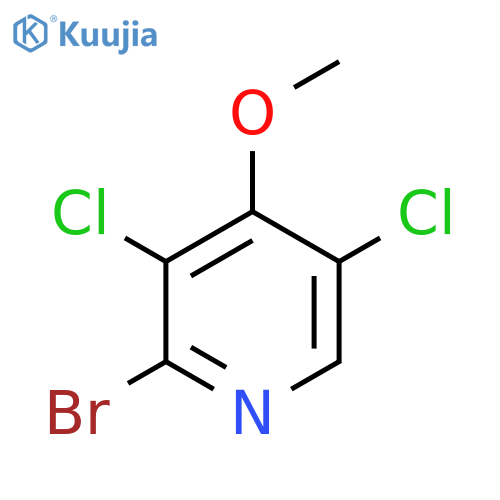 2-Bromo-3,5-dichloro-4-methoxypyridine structure