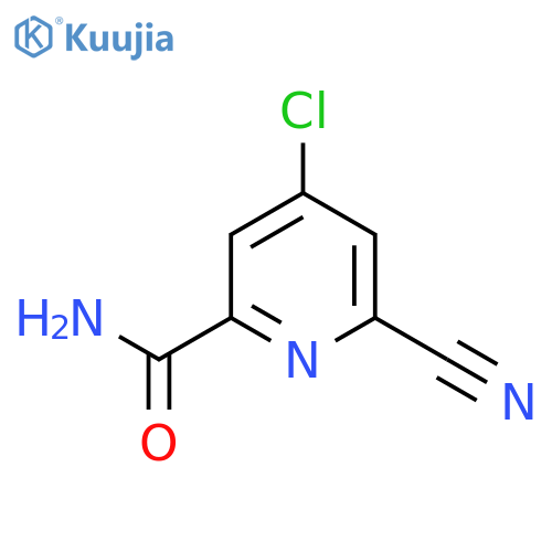 4-Chloro-6-cyanopicolinamide structure