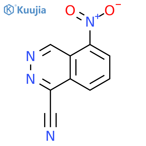 5-Nitrophthalazine-1-carbonitrile structure