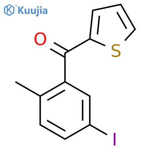 (5-Iodo-2-methylphenyl)(thiophen-2-yl)methanone structure
