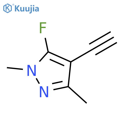 4-ethynyl-5-fluoro-1,3-dimethyl-1H-pyrazole structure