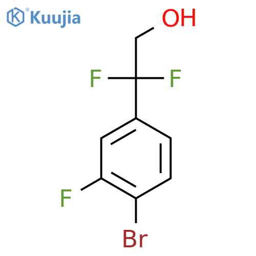 2-(4-Bromo-3-fluorophenyl)-2,2-difluoroethanol structure