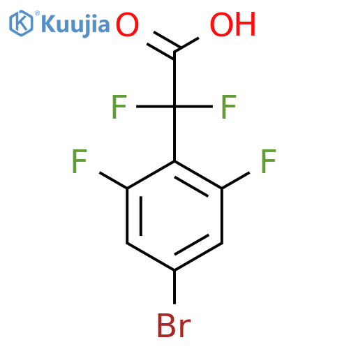 2-(4-Bromo-2,6-difluorophenyl)-2,2-difluoroacetic acid structure