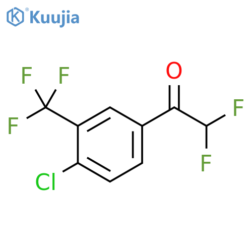 1-(4-Chloro-3-trifluoromethyl-phenyl)-2,2-difluoro-ethanone structure