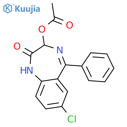 2H-1,4-Benzodiazepin-2-one,3-(acetyloxy)-7-chloro-1,3-dihydro-5-phenyl- structure