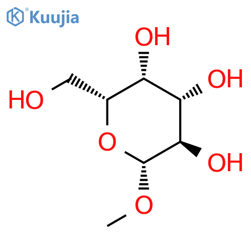 Methyl b-D-Galactopyranoside structure