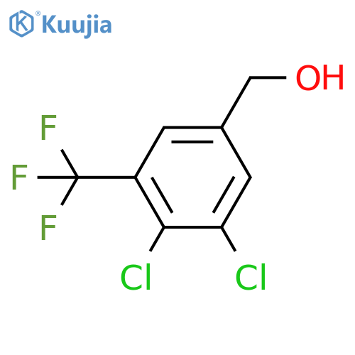 3,4-Dichloro-5-(trifluoromethyl)benzyl alcohol structure