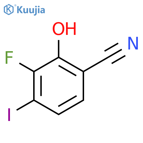3-Fluoro-2-hydroxy-4-iodobenzonitrile structure