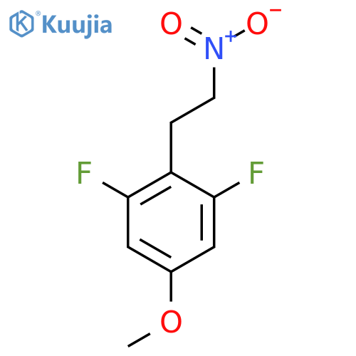 1,3-Difluoro-5-methoxy-2-(2-nitroethyl)benzene structure