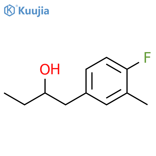 Benzeneethanol, α-ethyl-4-fluoro-3-methyl- structure