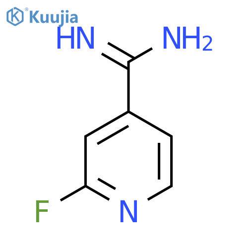 2-Fluoroisonicotinimidamide structure