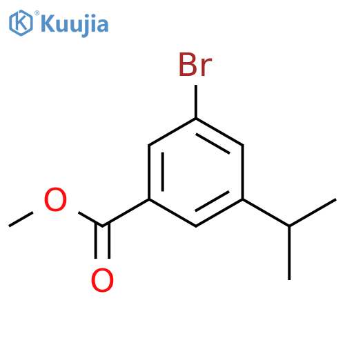 methyl 3-bromo-5-(propan-2-yl)benzoate structure