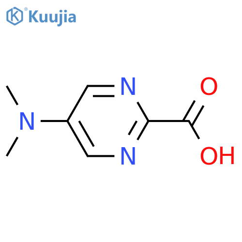 5-(Dimethylamino)pyrimidine-2-carboxylic acid structure
