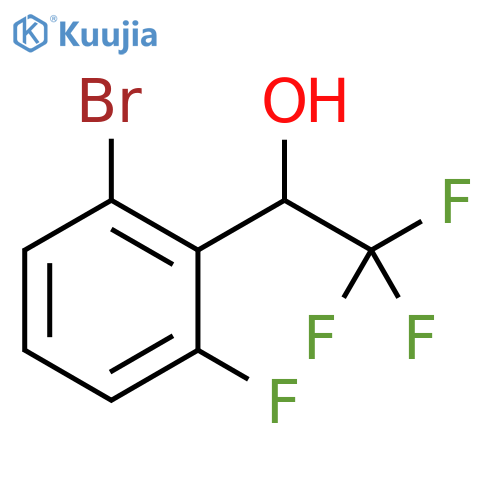 1-(2-Bromo-6-fluorophenyl)-2,2,2-trifluoroethanol structure