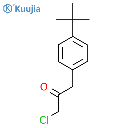1-(4-Tert-butylphenyl)-3-chloropropan-2-one structure