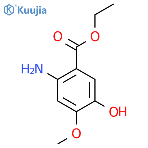 Ethyl 2-amino-5-hydroxy-4-methoxybenzoate structure