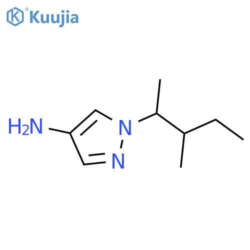 1-(3-methylpentan-2-yl)-1H-pyrazol-4-amine structure