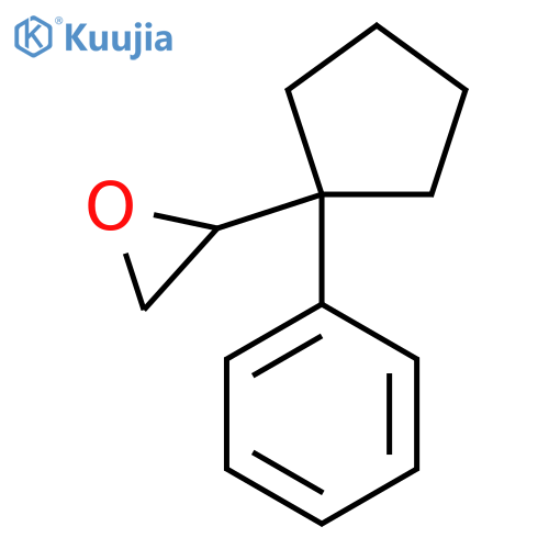 2-(1-Phenylcyclopentyl)oxirane structure