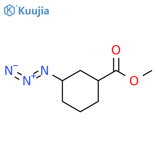 Methyl 3-azidocyclohexane-1-carboxylate structure