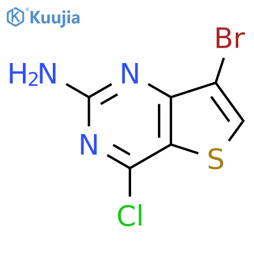 7-Bromo-4-chlorothieno[3,2-d]pyrimidin-2-amine structure