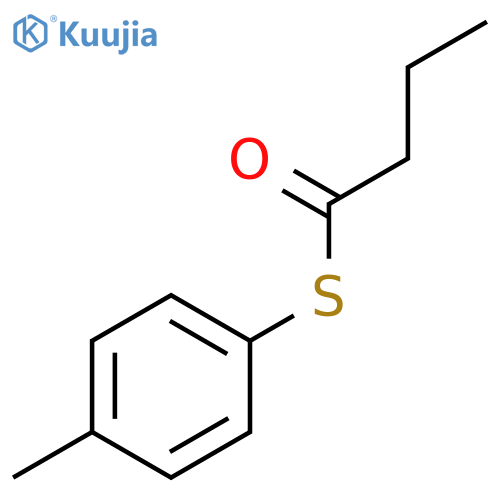 Butanethioic acid, S-(4-methylphenyl) ester structure