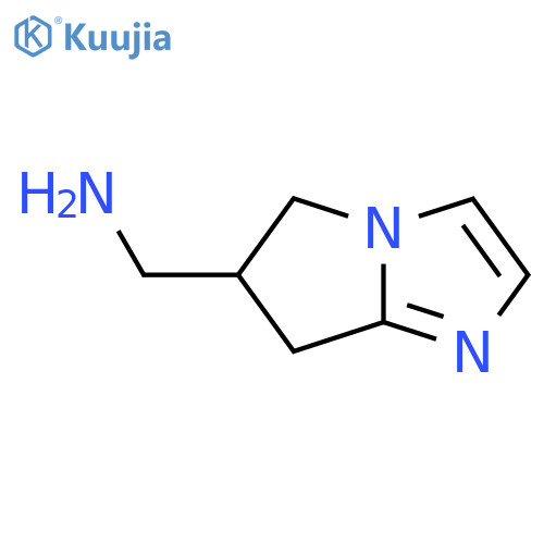 {5H,6H,7H-pyrrolo[1,2-a]imidazol-6-yl}methanamine structure
