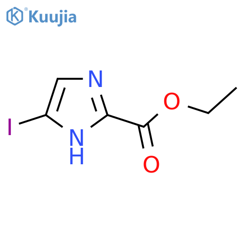 Ethyl 4-iodo-1H-imidazole-2-carboxylate structure
