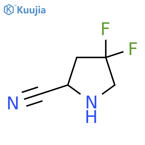 4,4-Difluoropyrrolidine-2-carbonitrile structure