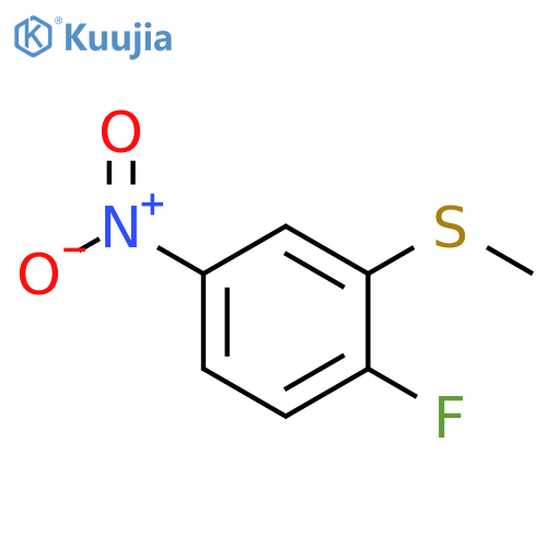 1-Fluoro-2-methylsulfanyl-4-nitro-benzene structure