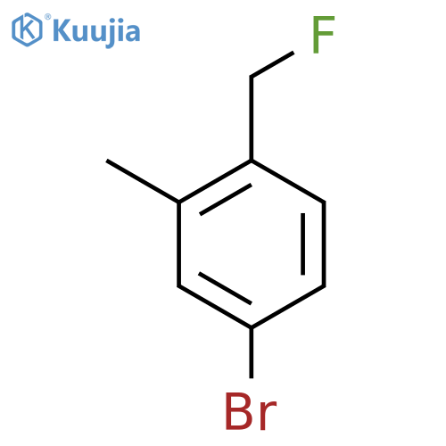 4-Bromo-1-(fluoromethyl)-2-methylbenzene structure