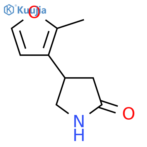 4-(2-Methylfuran-3-yl)pyrrolidin-2-one structure