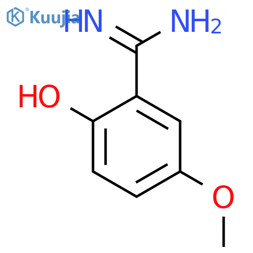 2-Hydroxy-5-methoxybenzene-1-carboximidamide structure
